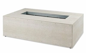 The Outdoor GreatRoom Company 48 Inch Linear Ready To Finish Fire Pit Table Kit RTF48TL-Kportable outdoor fire pit with lid