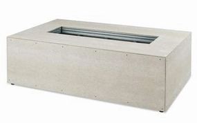 The Outdoor GreatRoom Company 48 Inch Linear Ready To Finish Fire Pit Table Kit RTF48TL-Kportable outdoor fire pit with lid