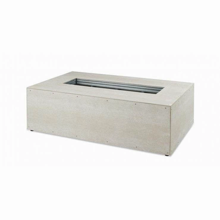 The Outdoor GreatRoom Company 72 Inch Linear Ready-to-Finish Fire Pit Table Kit RTF72LDNG-Koutdoor fire table set with chairs