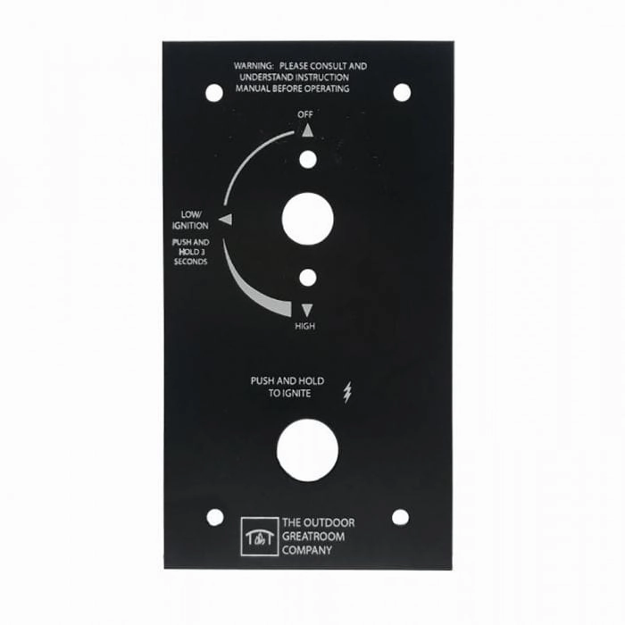 The Outdoor Greatroom Company Control Panel for Variable Control Safety Valve VCSV-CPFireproof mat for under fire pit