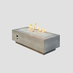 The Outdoor GreatRoom Company Cove 72-Inch Linear Gas Fire Pit Table w/ Direct Spark Ignition CV72DSINGportable outdoor fire pit with lid
