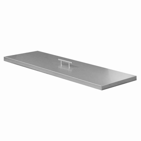 The Outdoor Greatroom Company Linear Stainless Steel Burner Cover for CV-54 SS1242BCFireproof mat for under fire pit