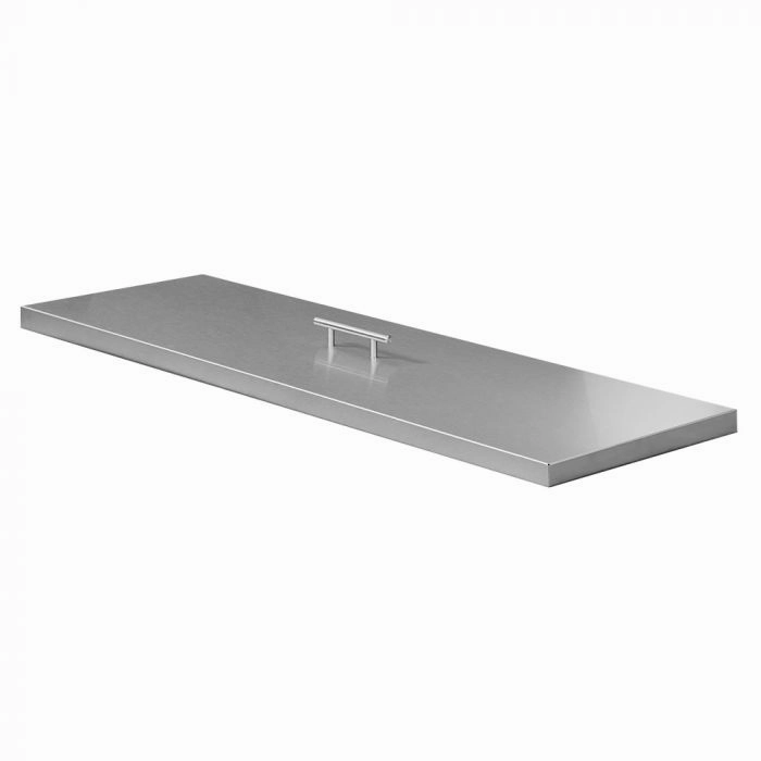 The Outdoor Greatroom Company Linear Stainless Steel Burner Cover for CV-72 SS1264BCFireproof mat for under fire pit