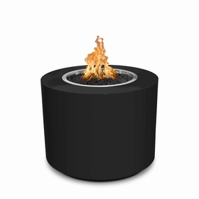 The Outdoor Plus 30-Inch Beverly Gas Fire Pit Powder Coat Steel Flame Sense with Spark Ignition OPT-30PCBFSENportable outdoor fire pit with lid