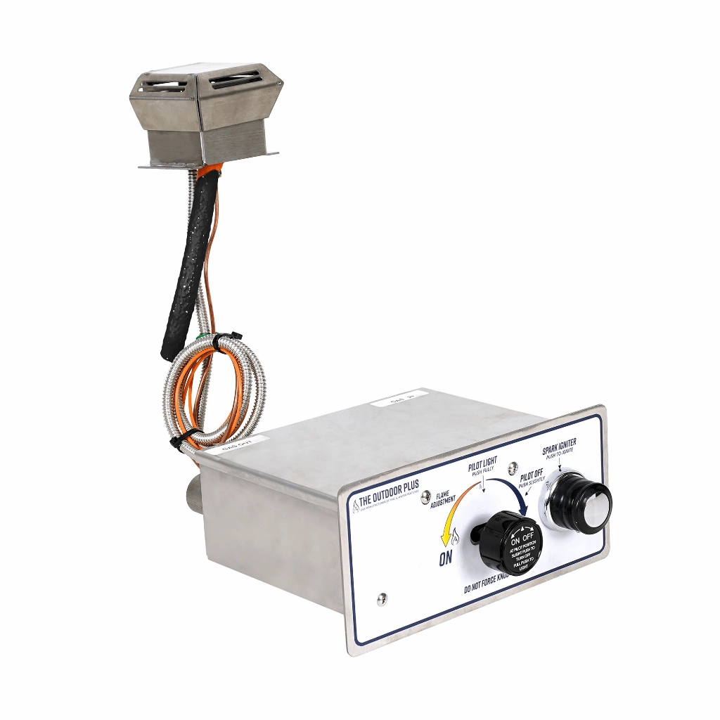 The Outdoor Plus 30" Round Flat Pan With Stainless Steel Round Burner OPT-110030BP