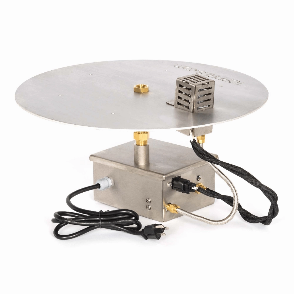 The Outdoor Plus 30" Round Flat Pan With Stainless Steel Round Burner OPT-110030BP