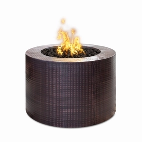 The Outdoor Plus 36-Inch Beverly Gas Fire Pit Match Lit OPT-36RR-NGportable outdoor fire pit with lid