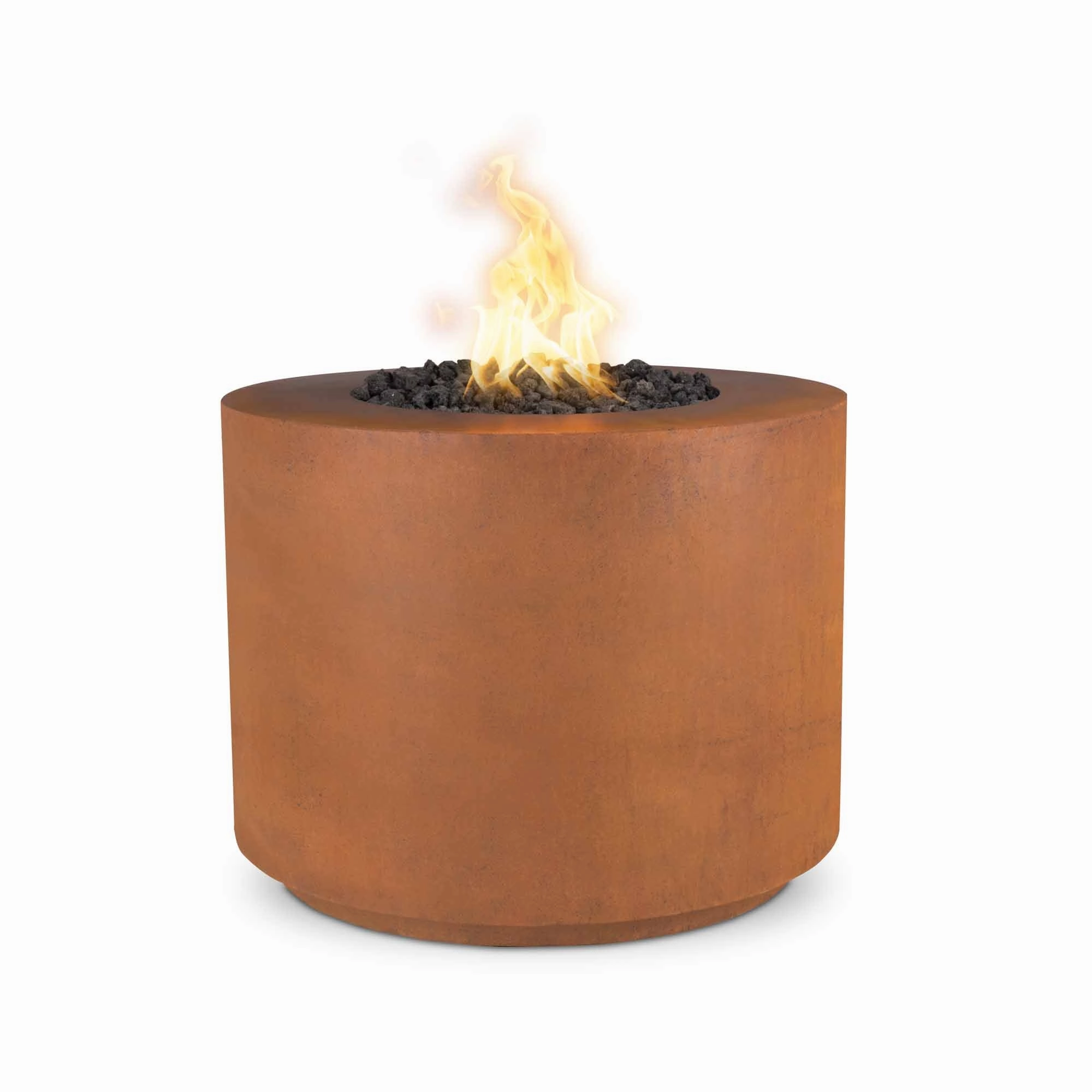 The Outdoor Plus 42-Inch Beverly Gas Fire Pit Low Voltage Electronic Ignition OPT-42RRE12V