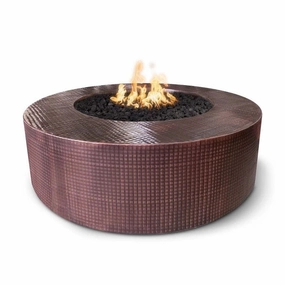 The Outdoor Plus 72-Inch Unity 18" Tall Fire Pit Plug & Play Electronic Ignition OPT-UNY7218EKITportable outdoor fire pit with lid