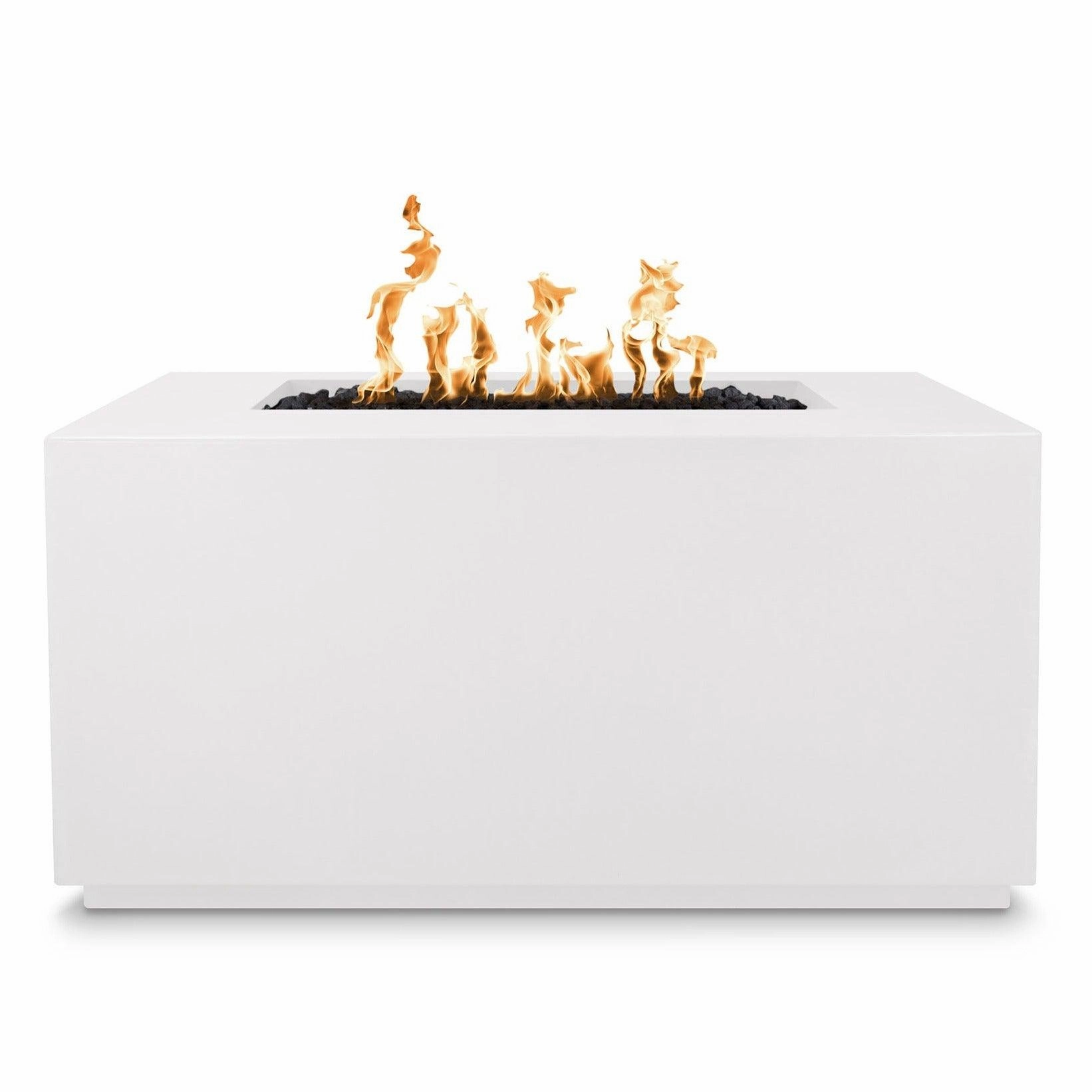 The Outdoor Plus - Pismo Rectangular Concrete Fire Pit Tableportable outdoor fire pit with lid