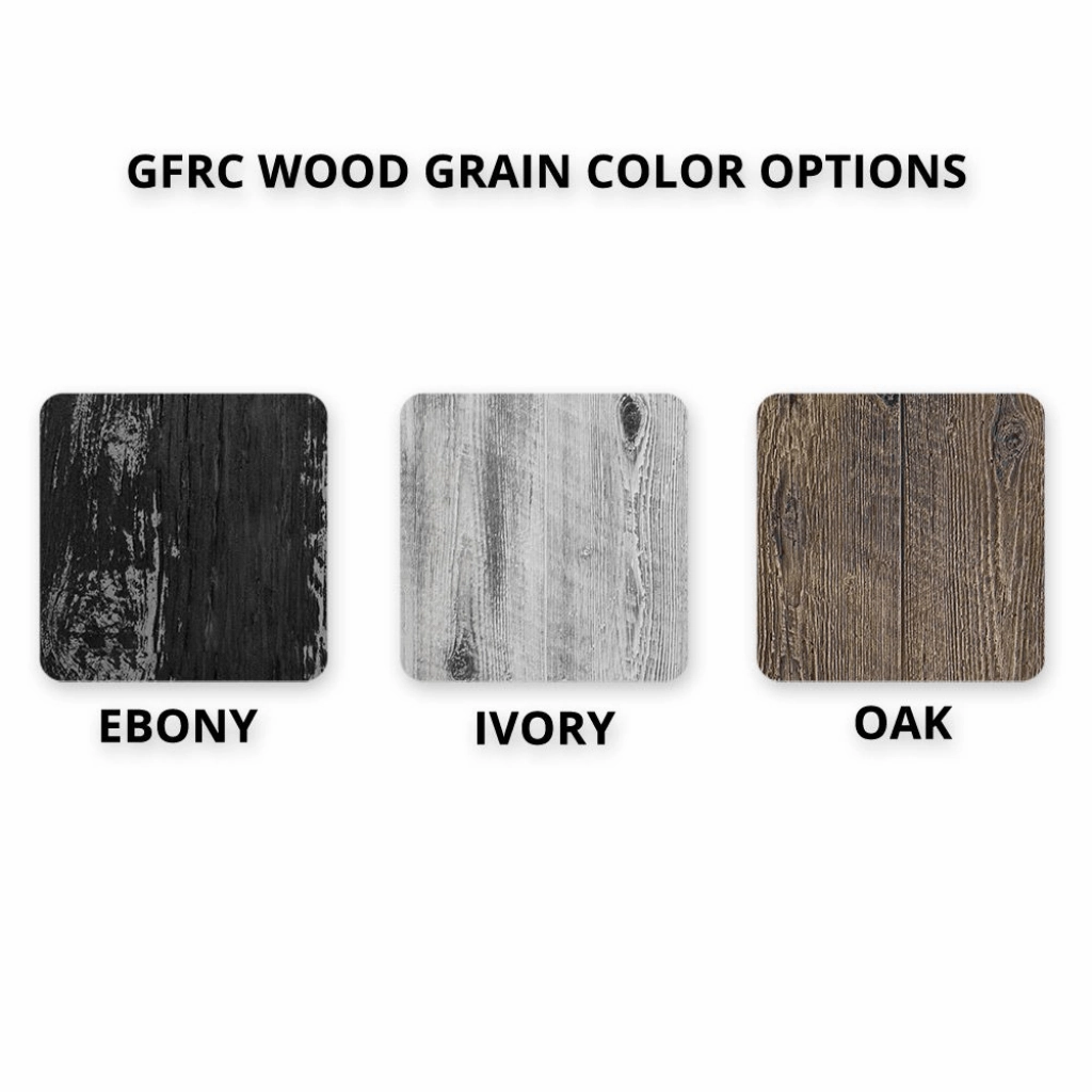 The Outdoor Plus Big Sur GFRC 72" Match Lit Wood Grain Concrete Rectangle Gas Fire Pit OPT-BGSR72