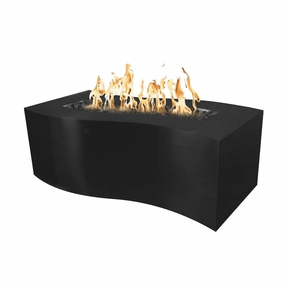 The Outdoor Plus Billow 72-Inch Fire Pit Powder Coat Steel Match Light OPT-BLWPC72portable outdoor fire pit with lid