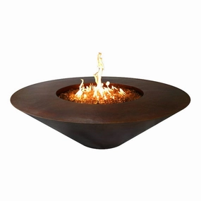The Outdoor Plus Cazo 48-Inch Gas Fire Pit Copper OPT-RS48portable outdoor fire pit with lid