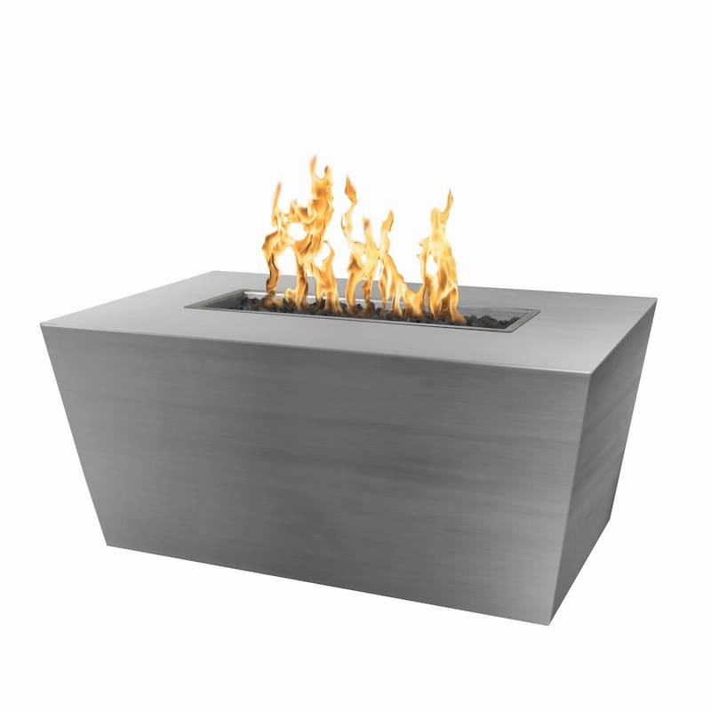 The Outdoor Plus Mesa 60-Inch Fire Pit Match Lit with Flame Sense Ignition OPT-TT6024FSML