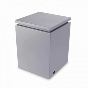 The Outdoor Plus Powder Coated Liquid Propane Tank Enclosure OPT-LPHIDEPCportable outdoor fire pit with lid