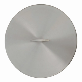 The Outdoor Plus Stainless Steel Round 60-inch Fire Pit Cover OPT-60RCFireproof mat for under fire pit