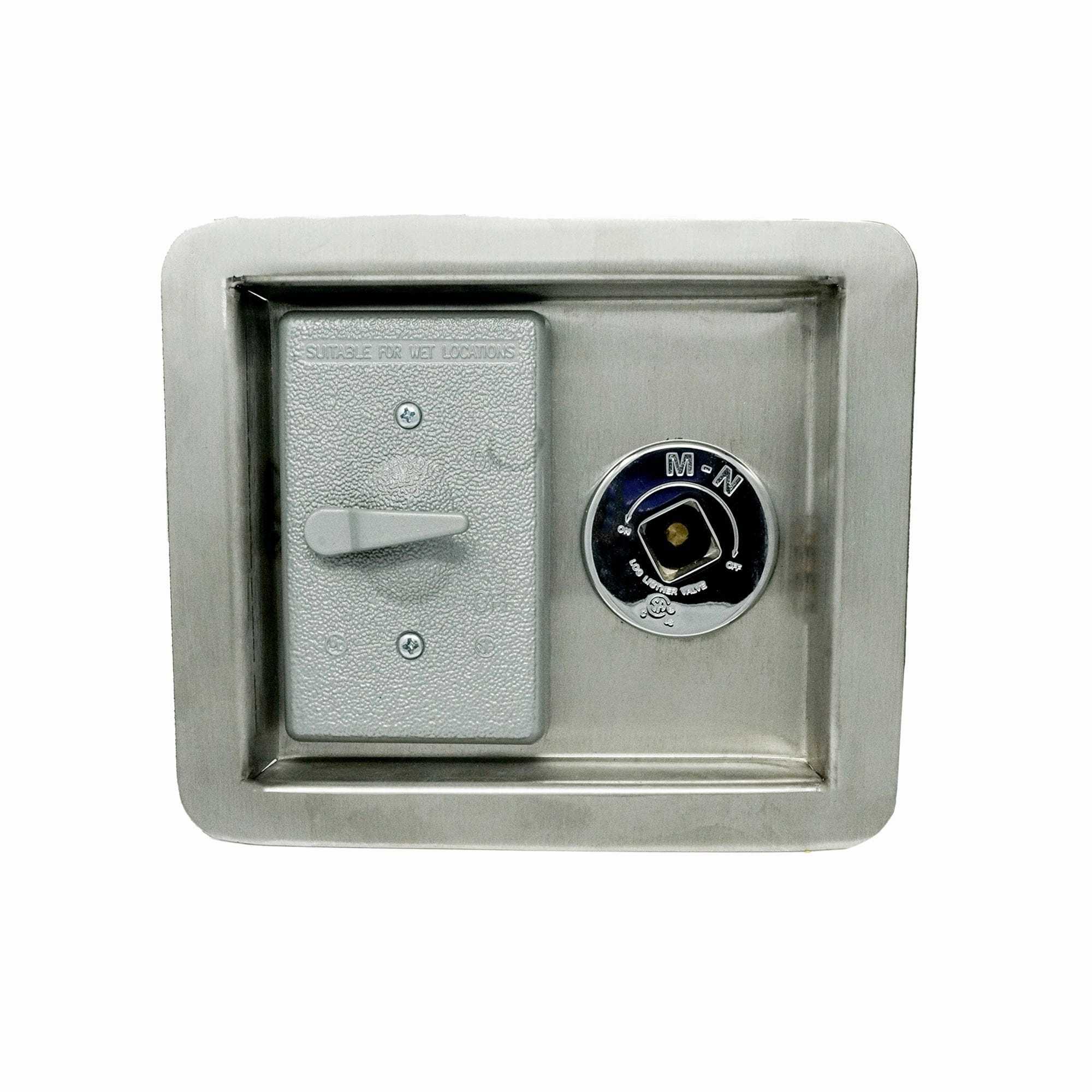 The Outdoor Plus Weatherproof Switch Accessory With Key Valve - Recessed Panel OPT-WPS110VKVRPFireproof mat for under fire pit