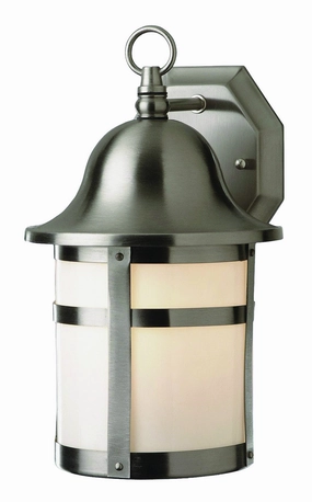 Thomas Two Light Wall Lantern Brushed NickelOutdoor wall sconces with motion sensor