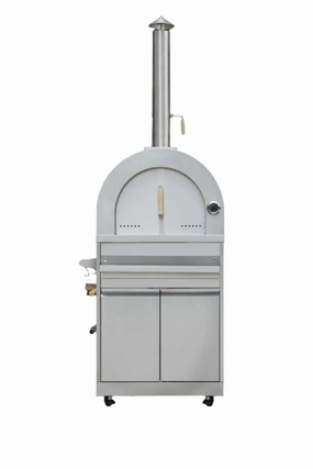 Thor Kitchen Stainless Steel Modular Wood Burning Outdoor Pizza Oven - MK07SS304 outdoor griddle for camping trips
