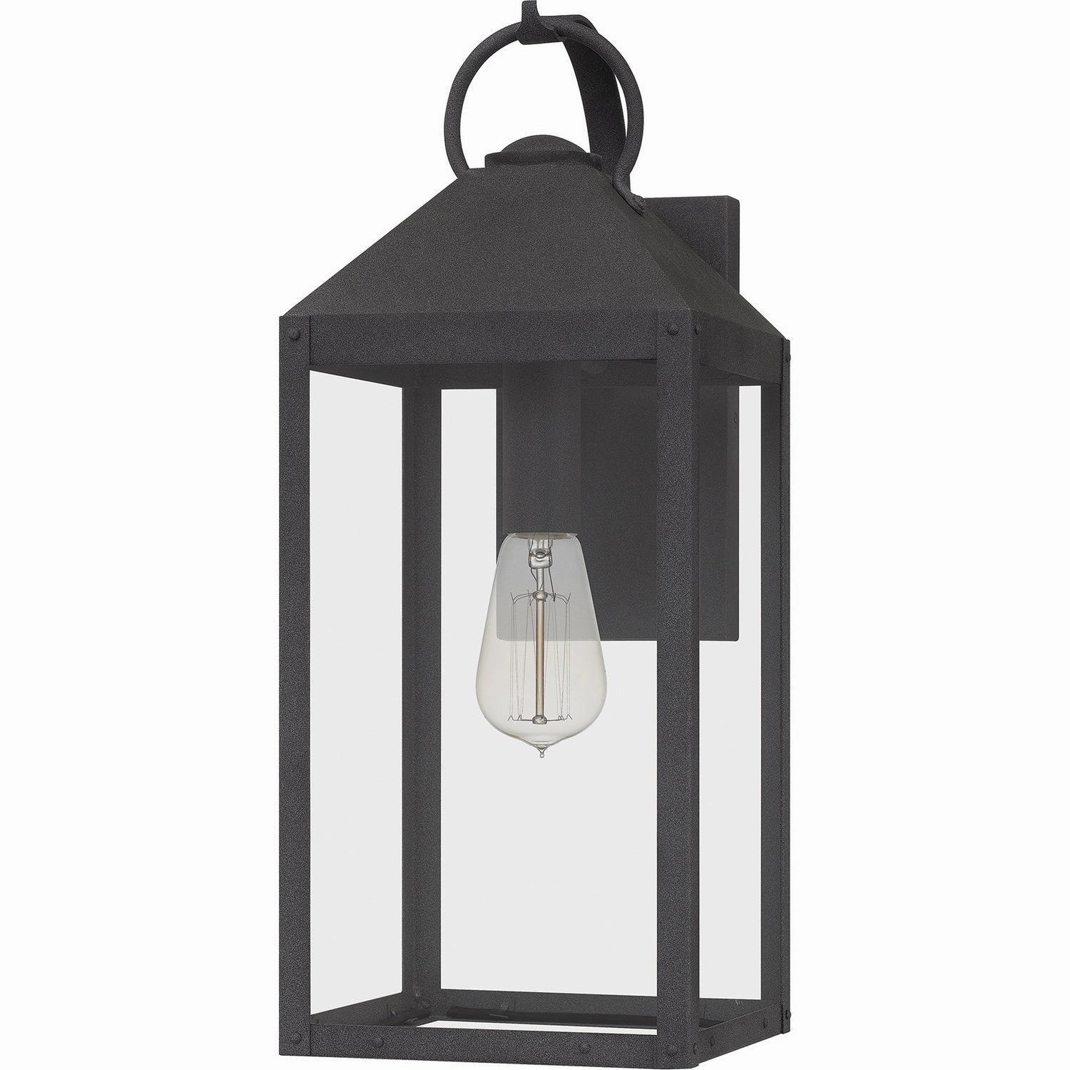 Thorpe One Light Outdoor Wall Mount Mottled Black
