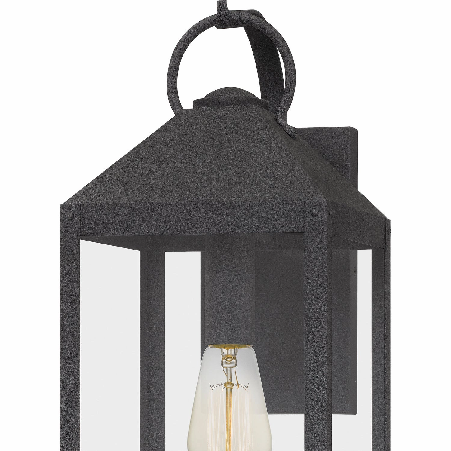 Thorpe One Light Outdoor Wall Mount Mottled Black