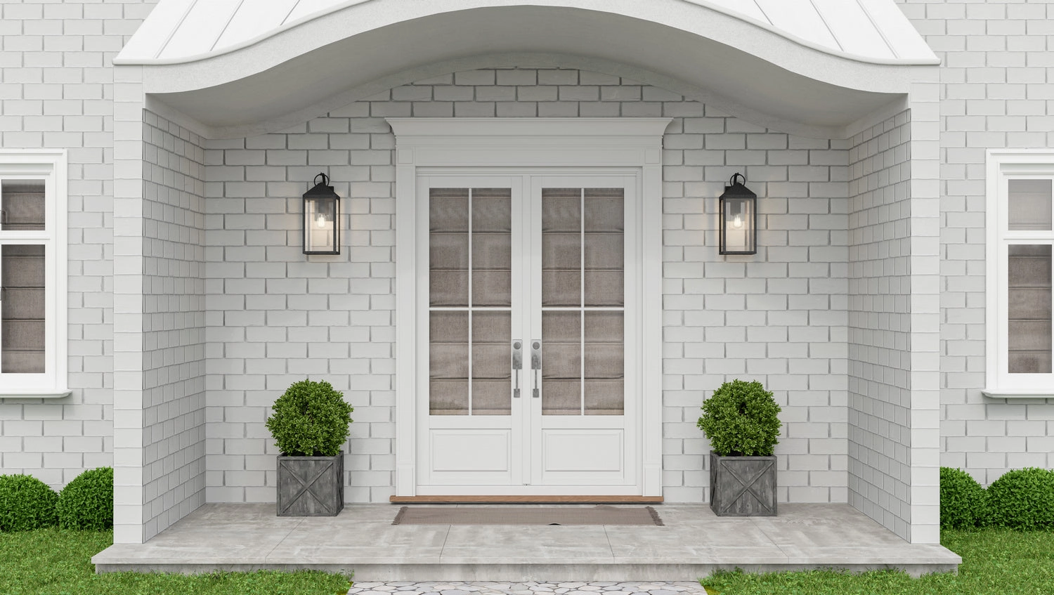 Thorpe One Light Outdoor Wall Mount Mottled Black