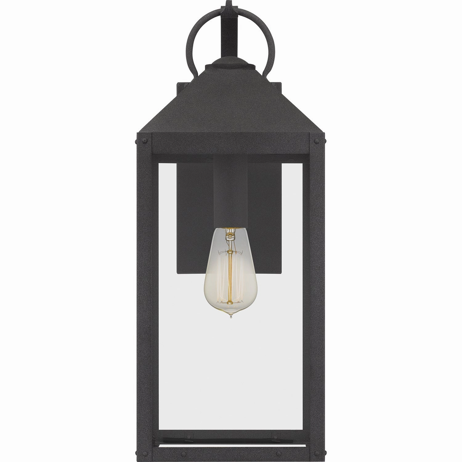 Thorpe One Light Outdoor Wall Mount Mottled Black