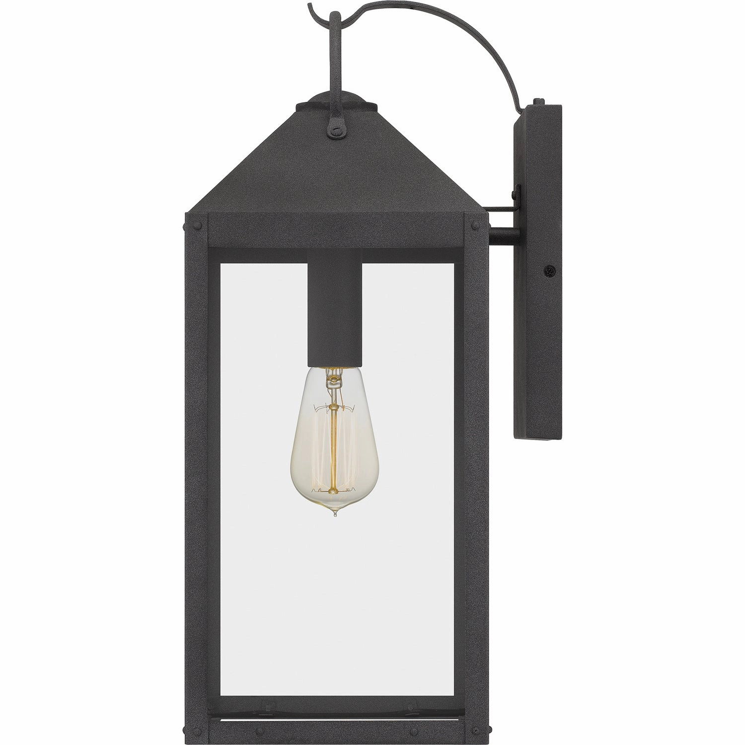 Thorpe One Light Outdoor Wall Mount Mottled Black