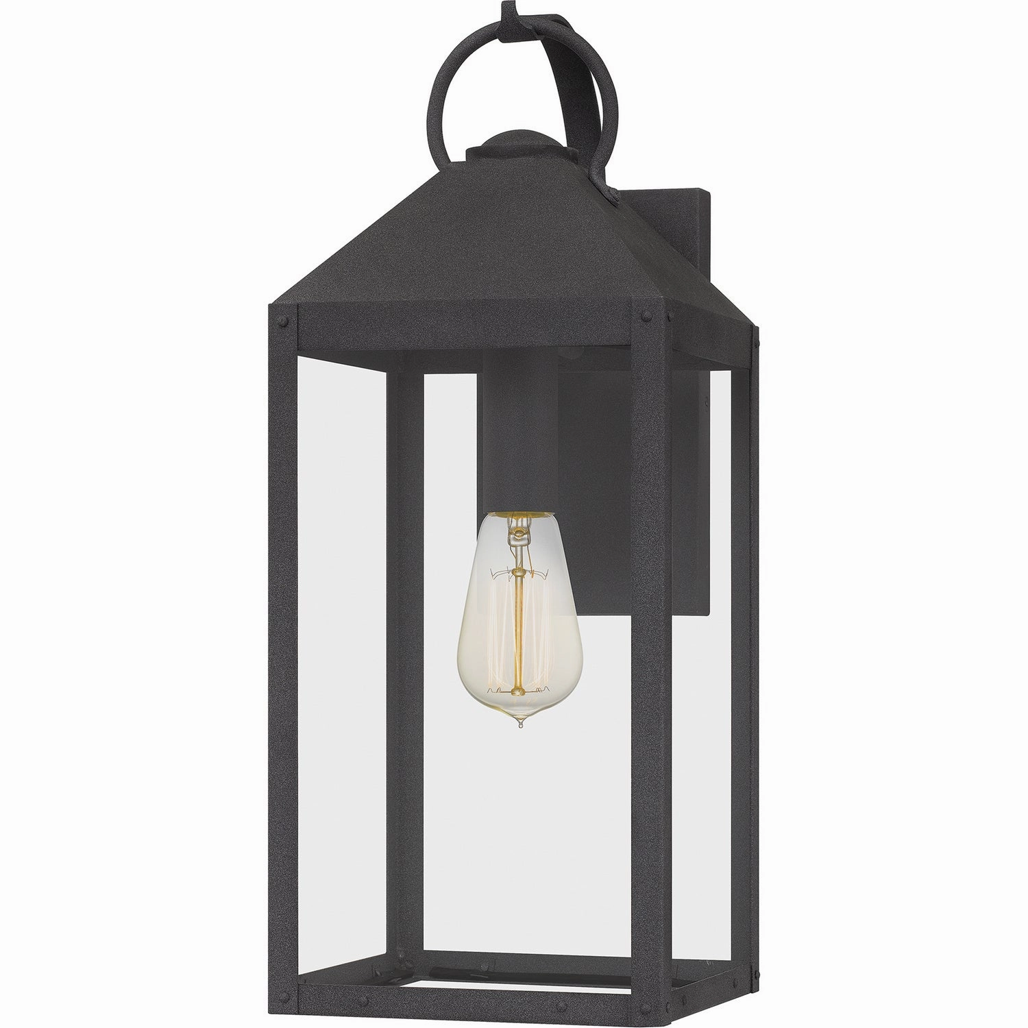 Thorpe One Light Outdoor Wall Mount Mottled BlackOutdoor wall sconces with motion sensor