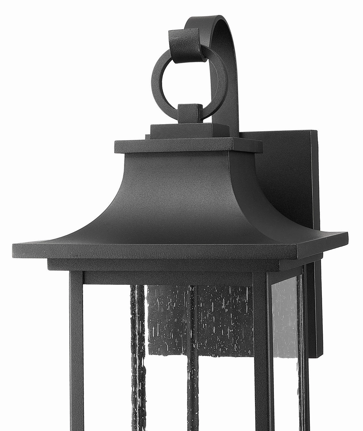 Tiberius Four Light Outdoor Wall Light Black