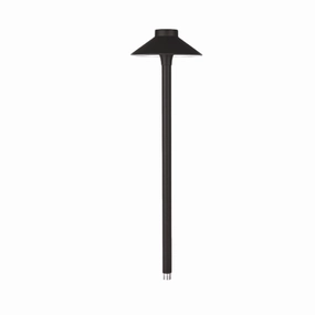 Tiki LED Area Light Black On AluminumDecorative outdoor post lights