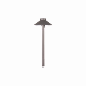 Tiki LED Landscape Mini Tiki Path Light Bronze On AluminumDecorative outdoor post lights
