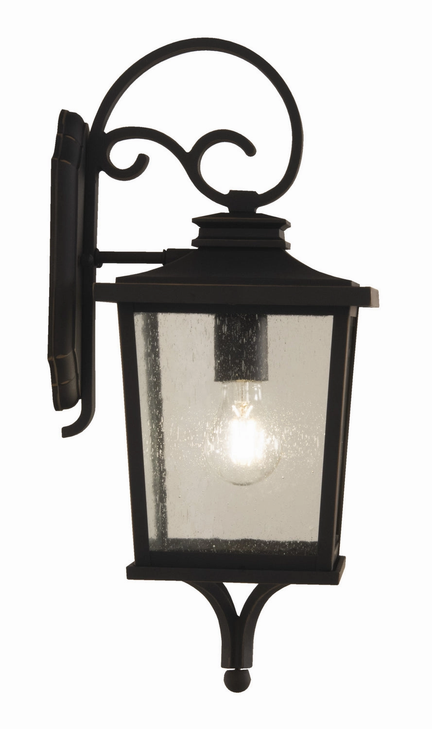 Tillman One Light Outdoor Wall Mount Dark Bronze Gilded
