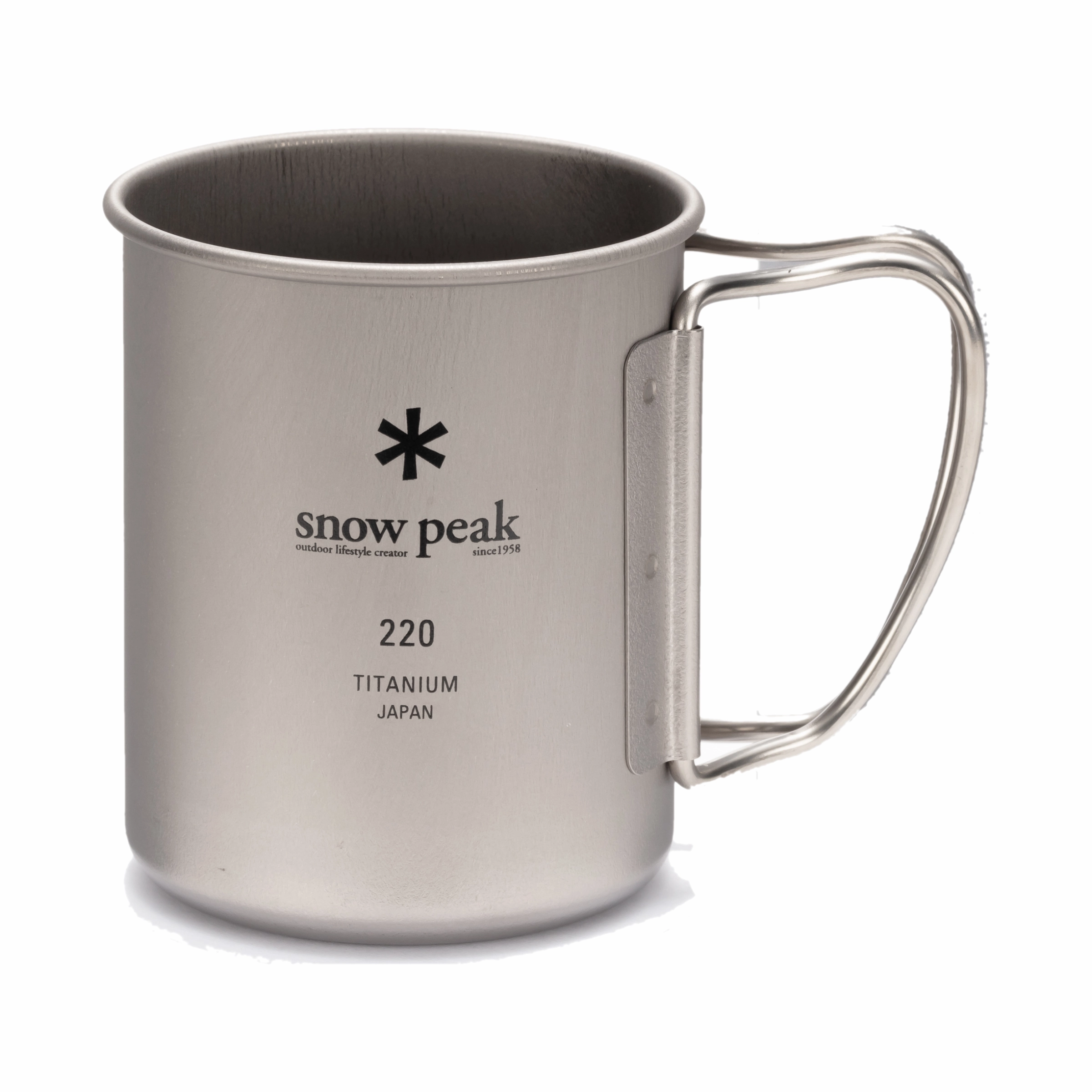 Titanium Single Mug 220 ml durable outdoor garden light fixtures