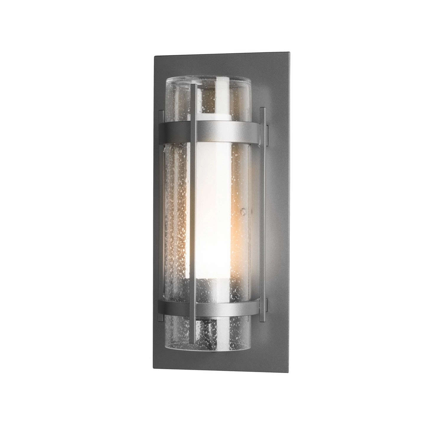 Torch One Light Outdoor Wall Sconce Coastal Burnished Steel