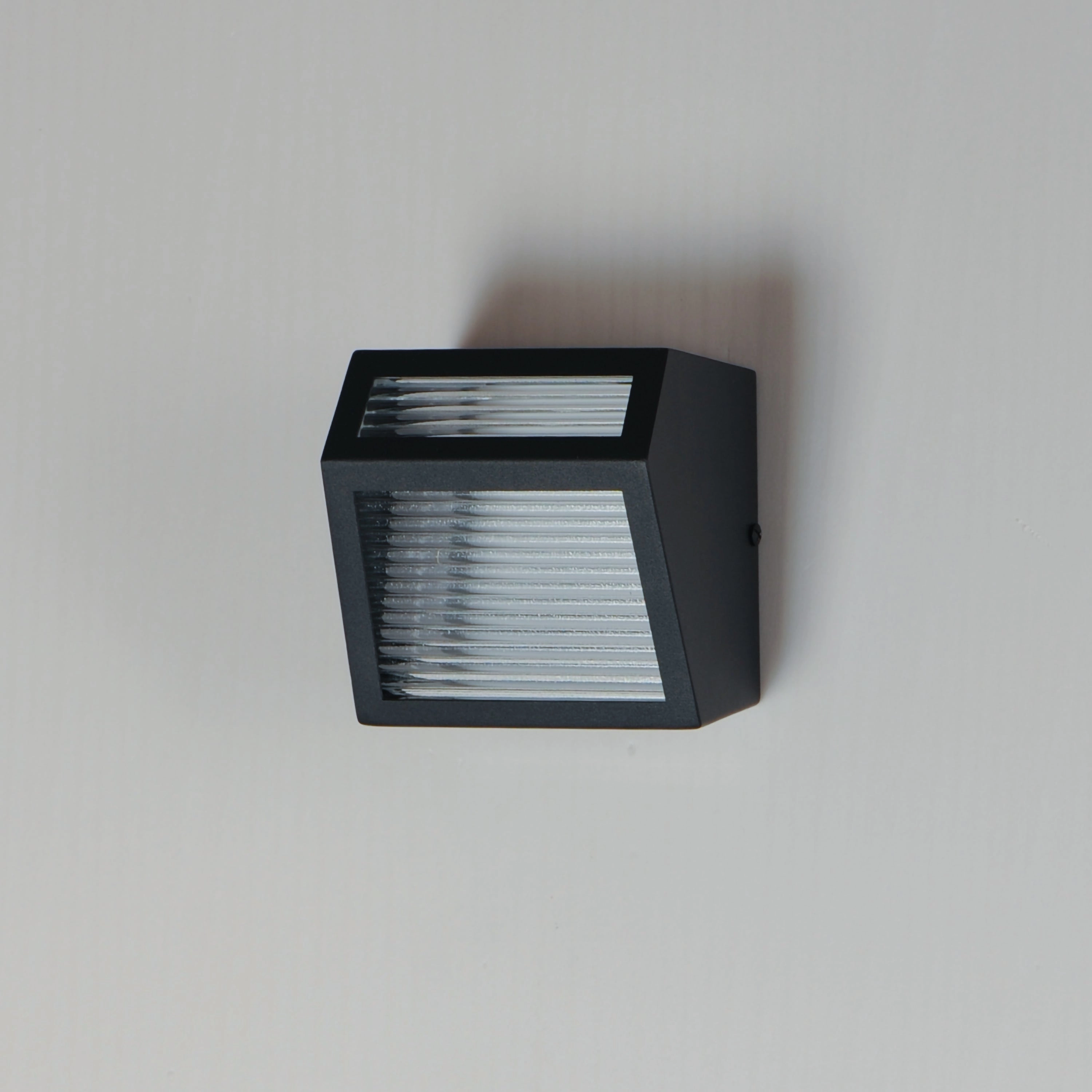 Totem LED Outdoor Wall Sconce Black