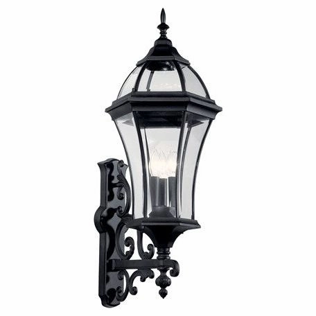 Townhouse 3-Light Wall Light BlackWeatherproof outdoor lighting