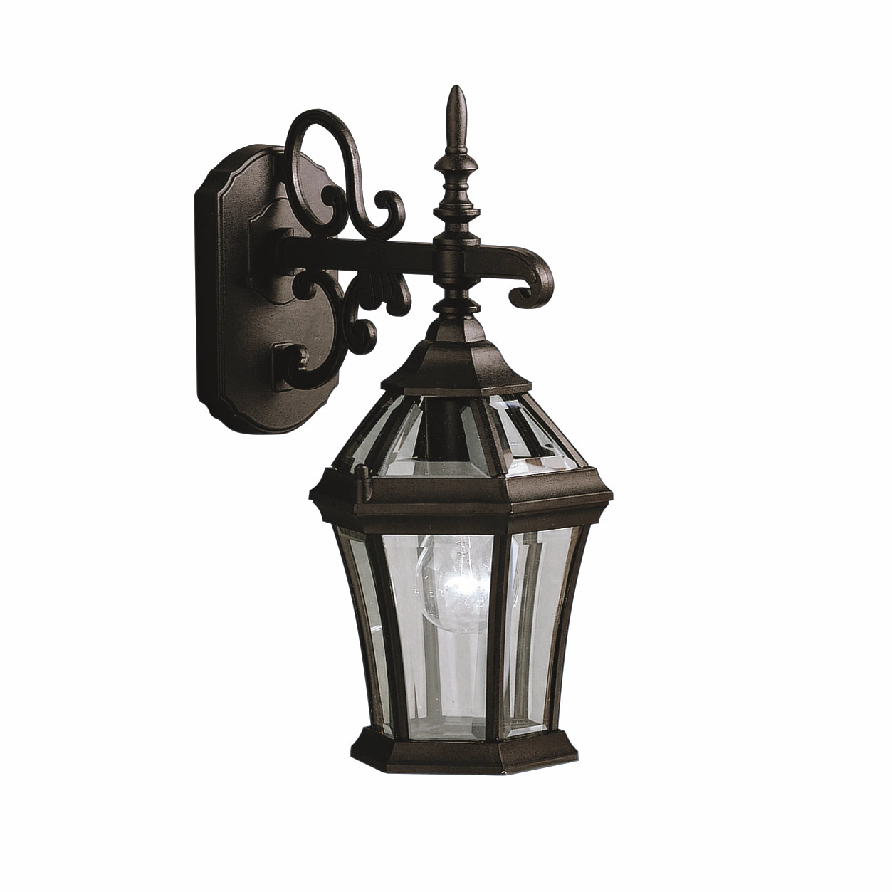 Townhouse One Light Outdoor Wall Mount BlackOutdoor wall sconces with motion sensor