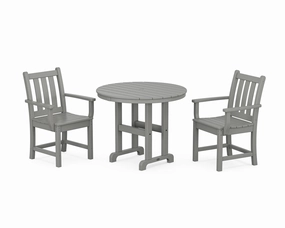 Traditional Garden 3-Piece Round Dining Setoutdoor patio furniture set