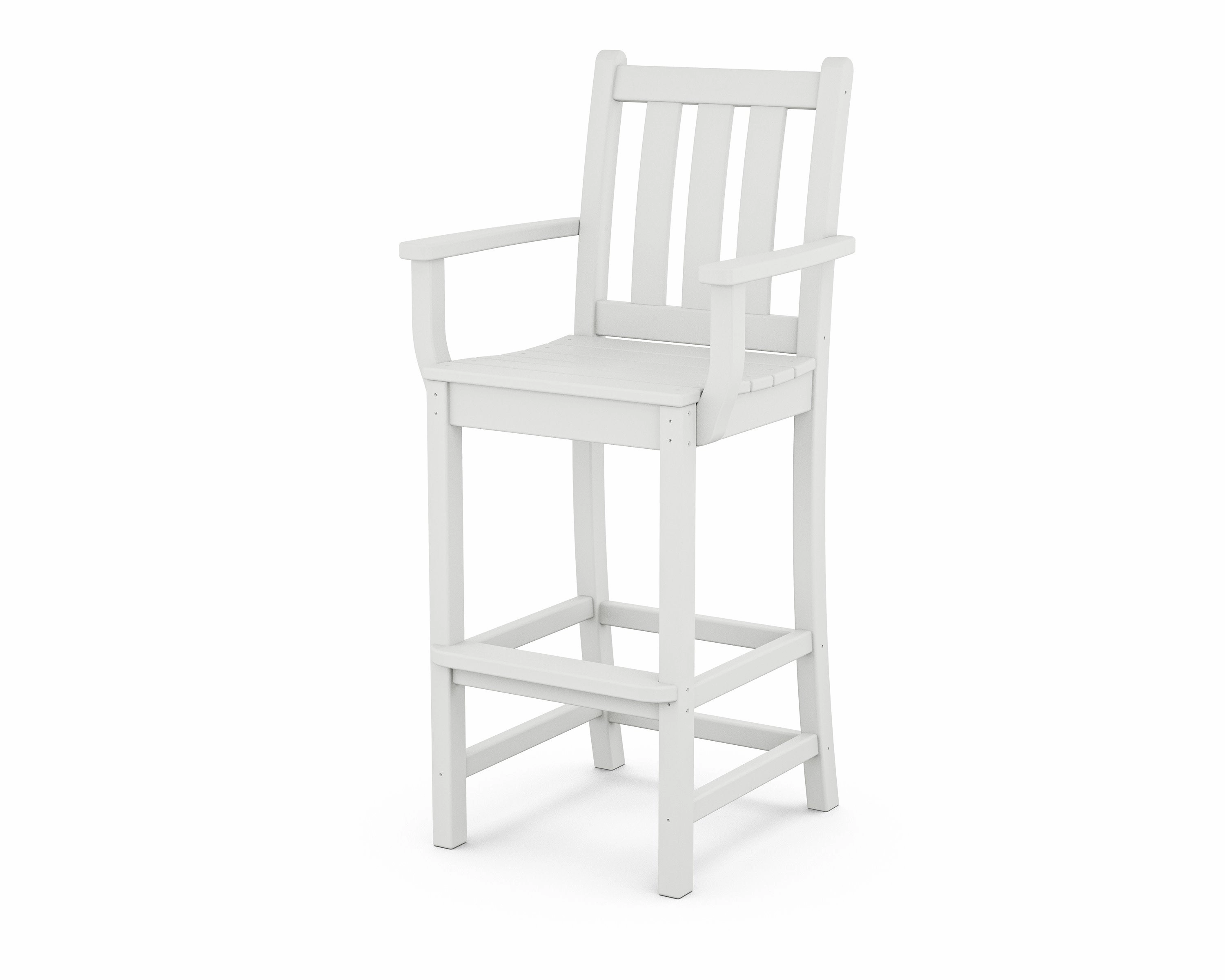 Traditional Garden Bar Arm Chair