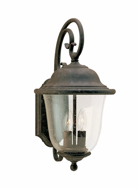 Trafalgar Two Light Outdoor Wall Lantern Oxidized BronzeOutdoor wall sconces with motion sensor