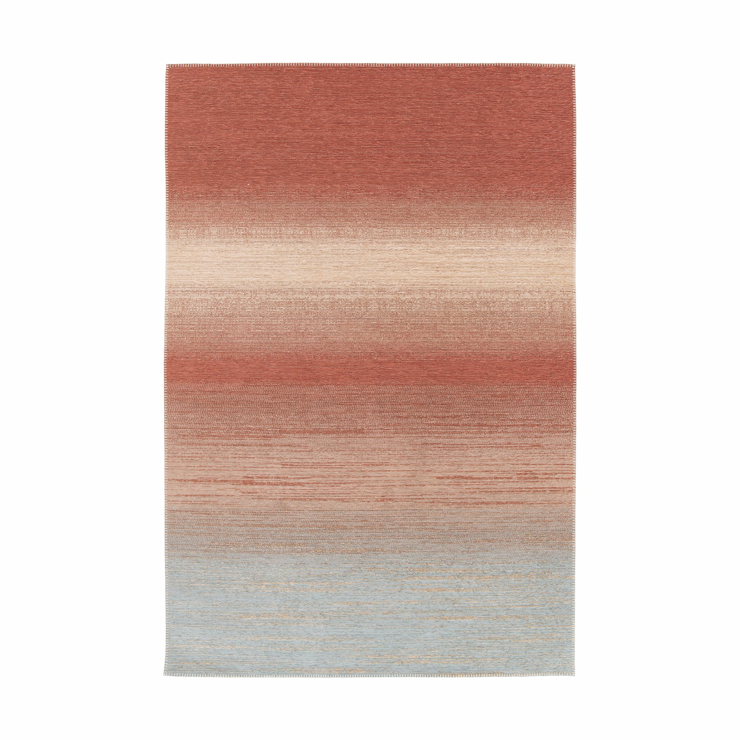 Treasure Garden Desert Sunset Orange Area Rug