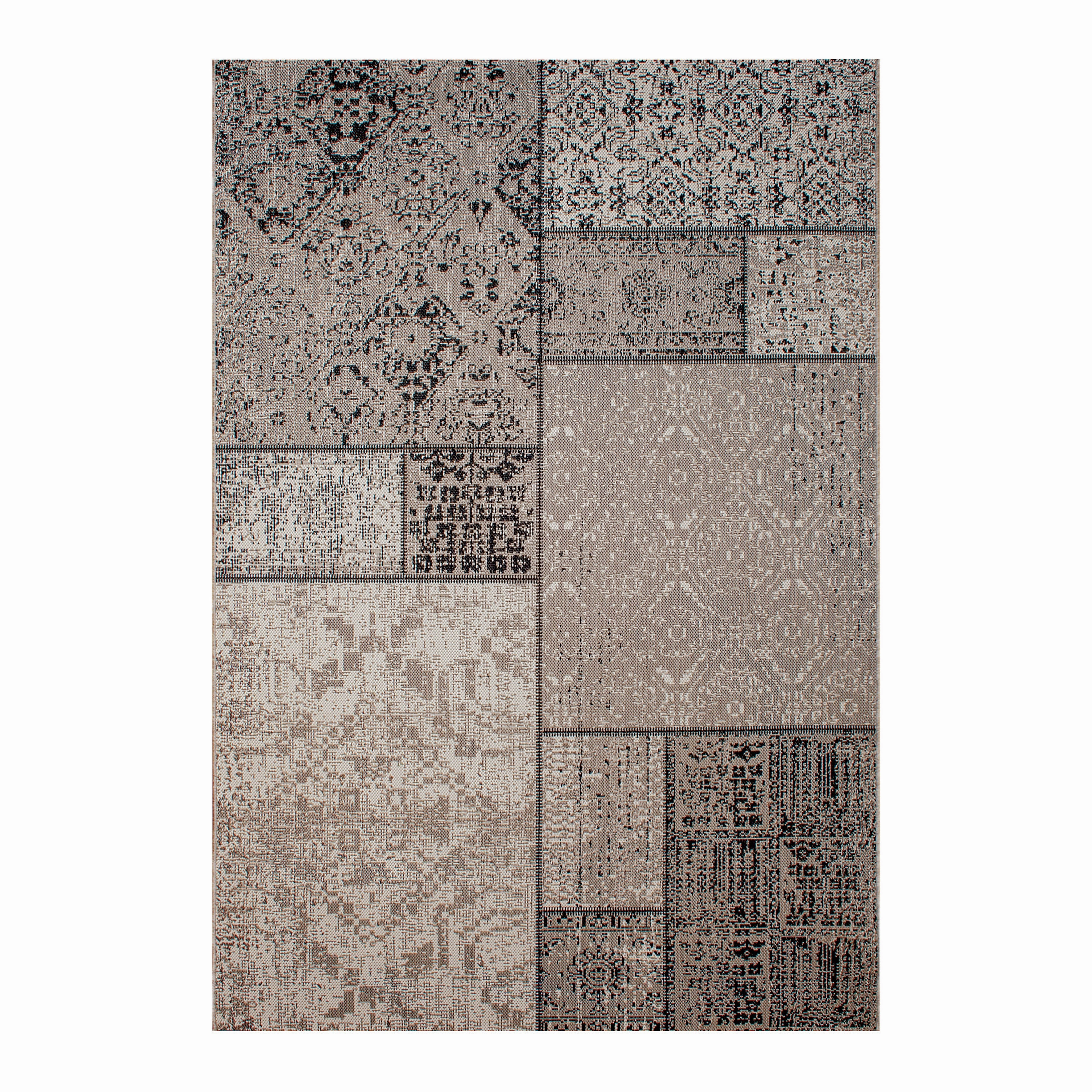 Treasure Garden Mosiac Pebble Sand Area Rugwaterproof outdoor patio rug