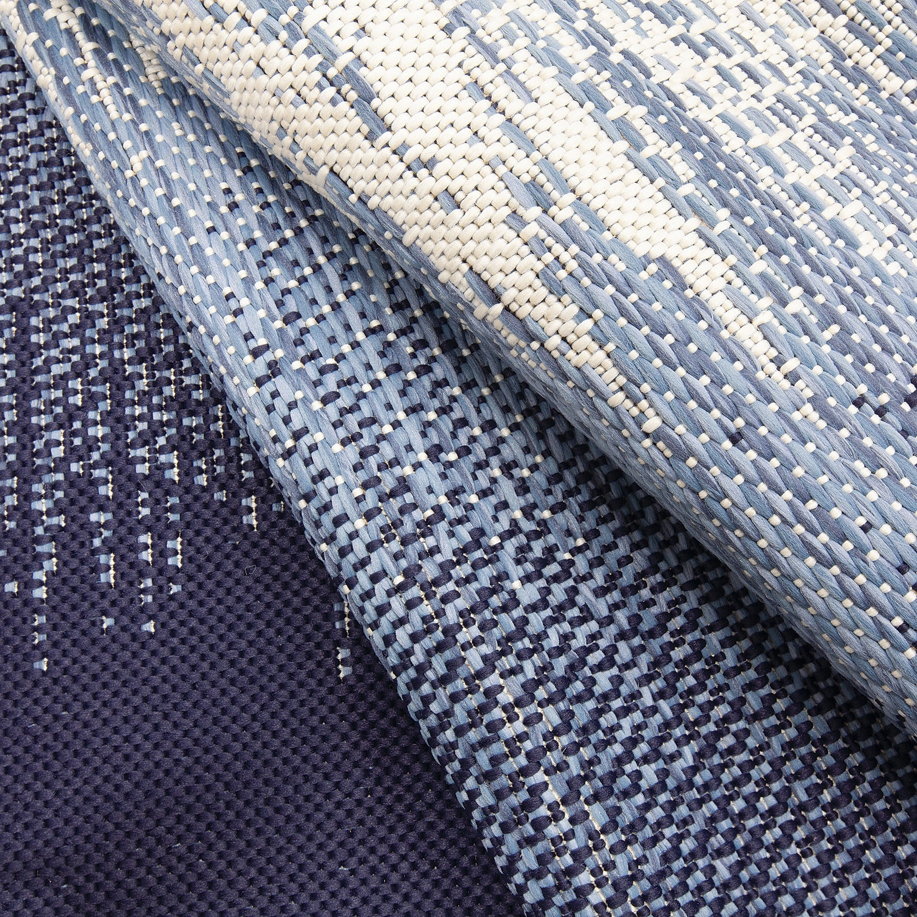 Treasure Garden Reflections Ocean Blue Area Rug