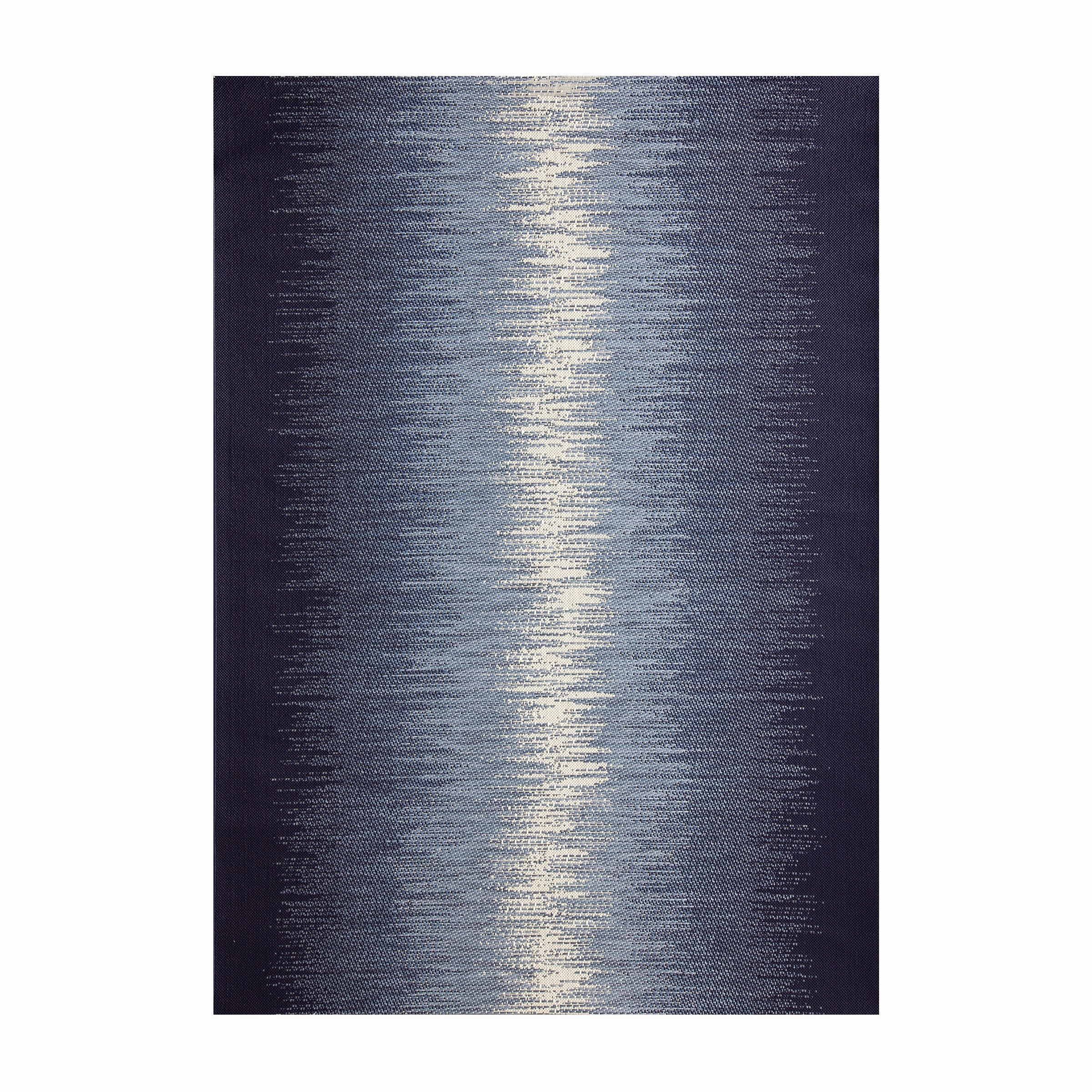 Treasure Garden Reflections Ocean Blue Area Rug