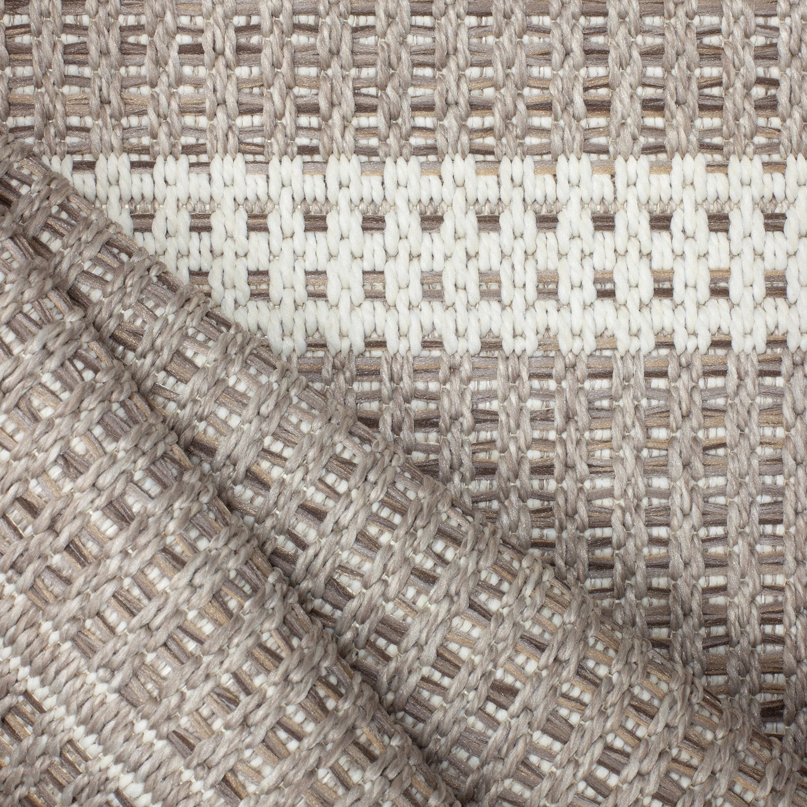 Treasure Garden Sand Dune Textured Beige Area Rug