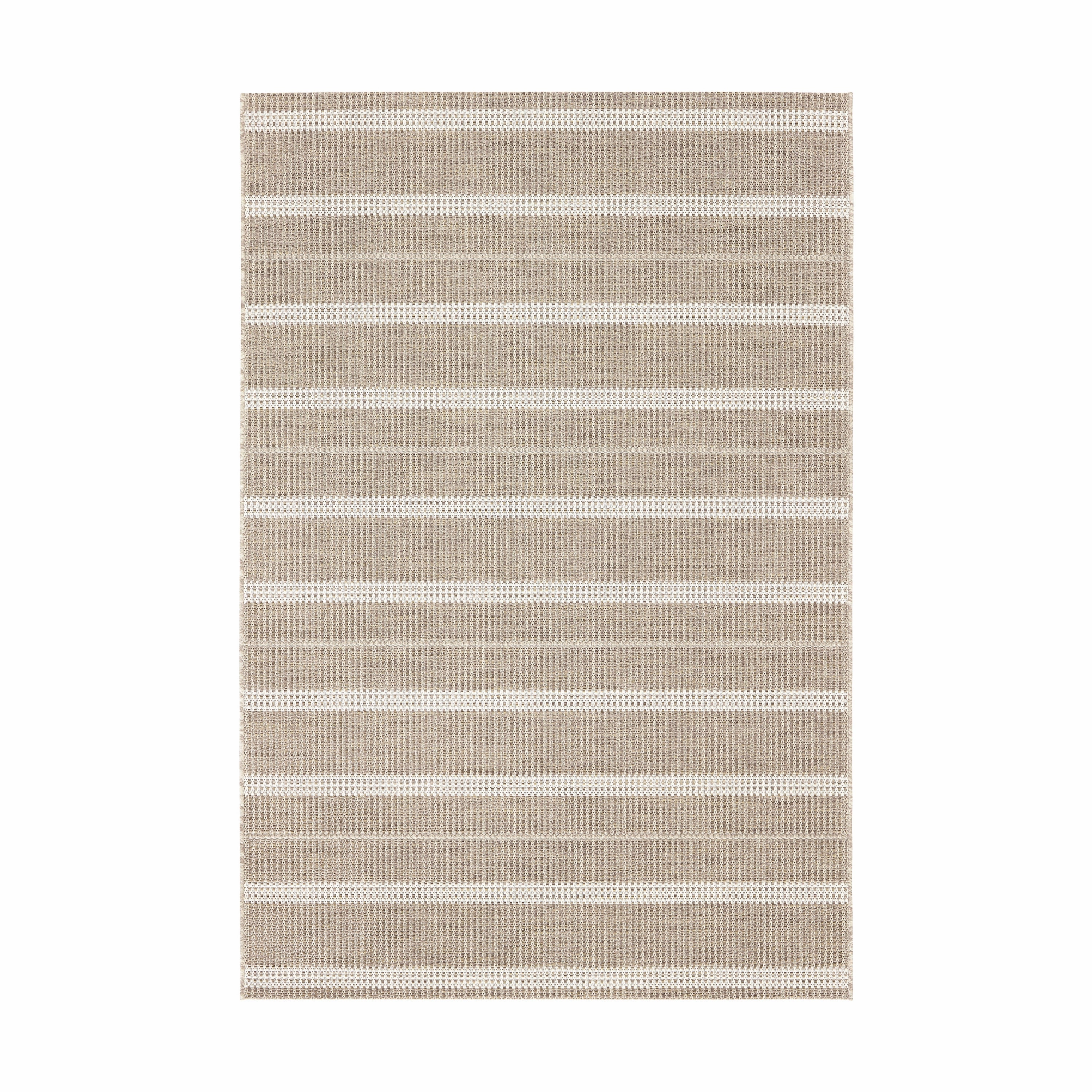 Treasure Garden Sand Dune Textured Beige Area Rug