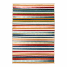 Treasure Garden South Beach Spectrum Area Rugwaterproof outdoor patio rug
