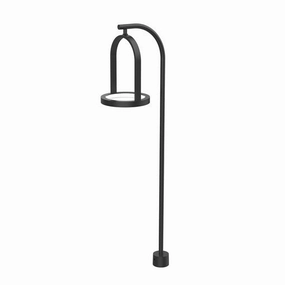 Trek LED Garden Light BlackDecorative outdoor post lights