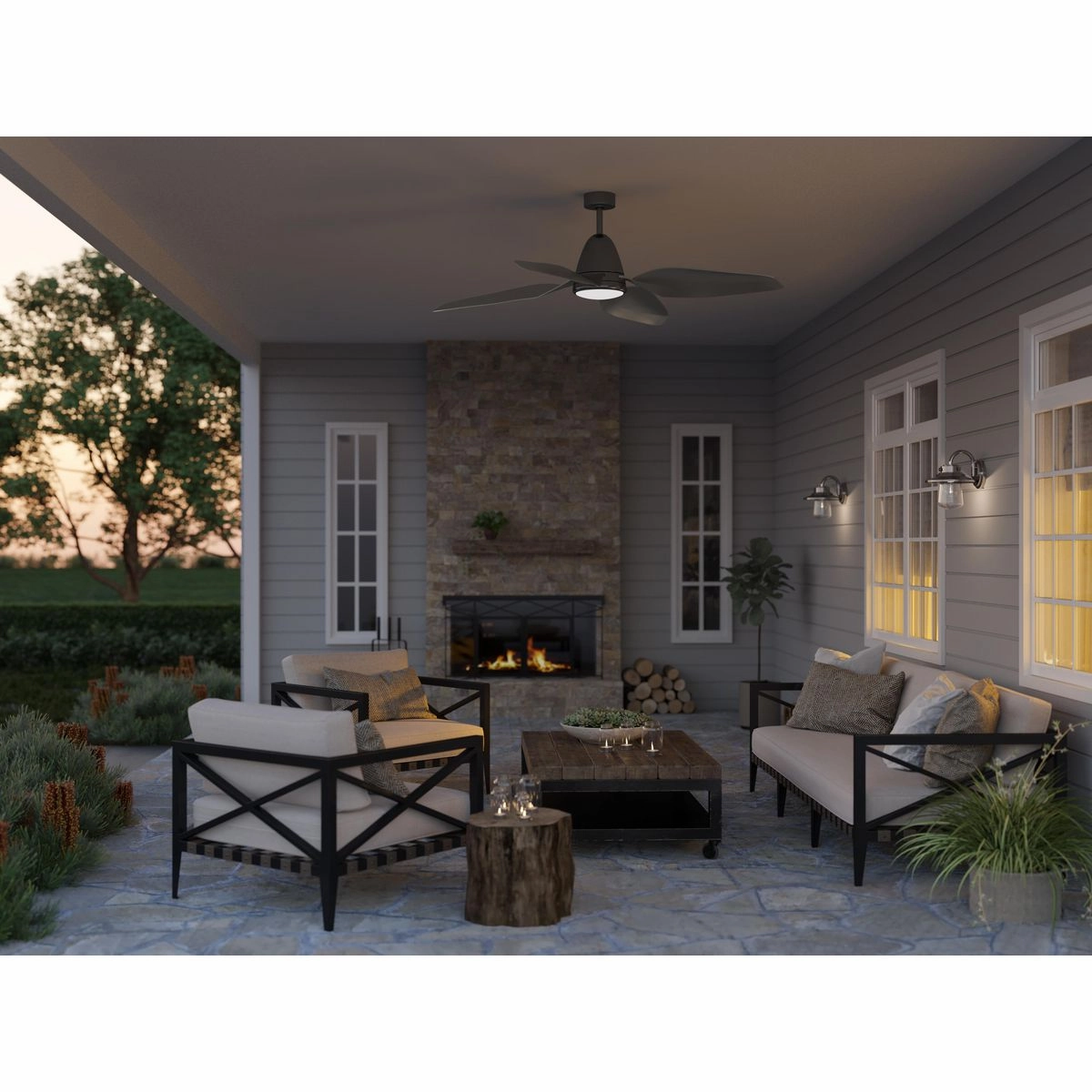 Tremont One Light Wall Lantern Stainless Steel